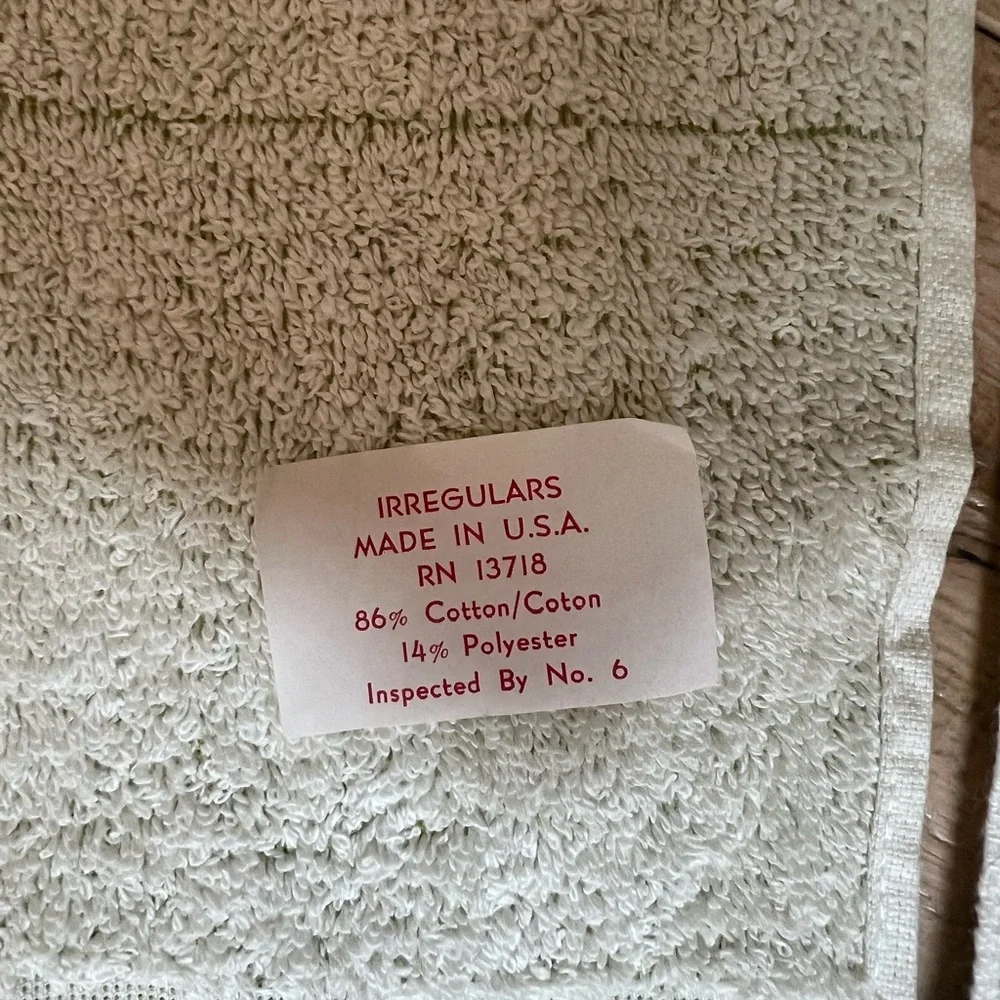 MCM vintage pair of hand towels